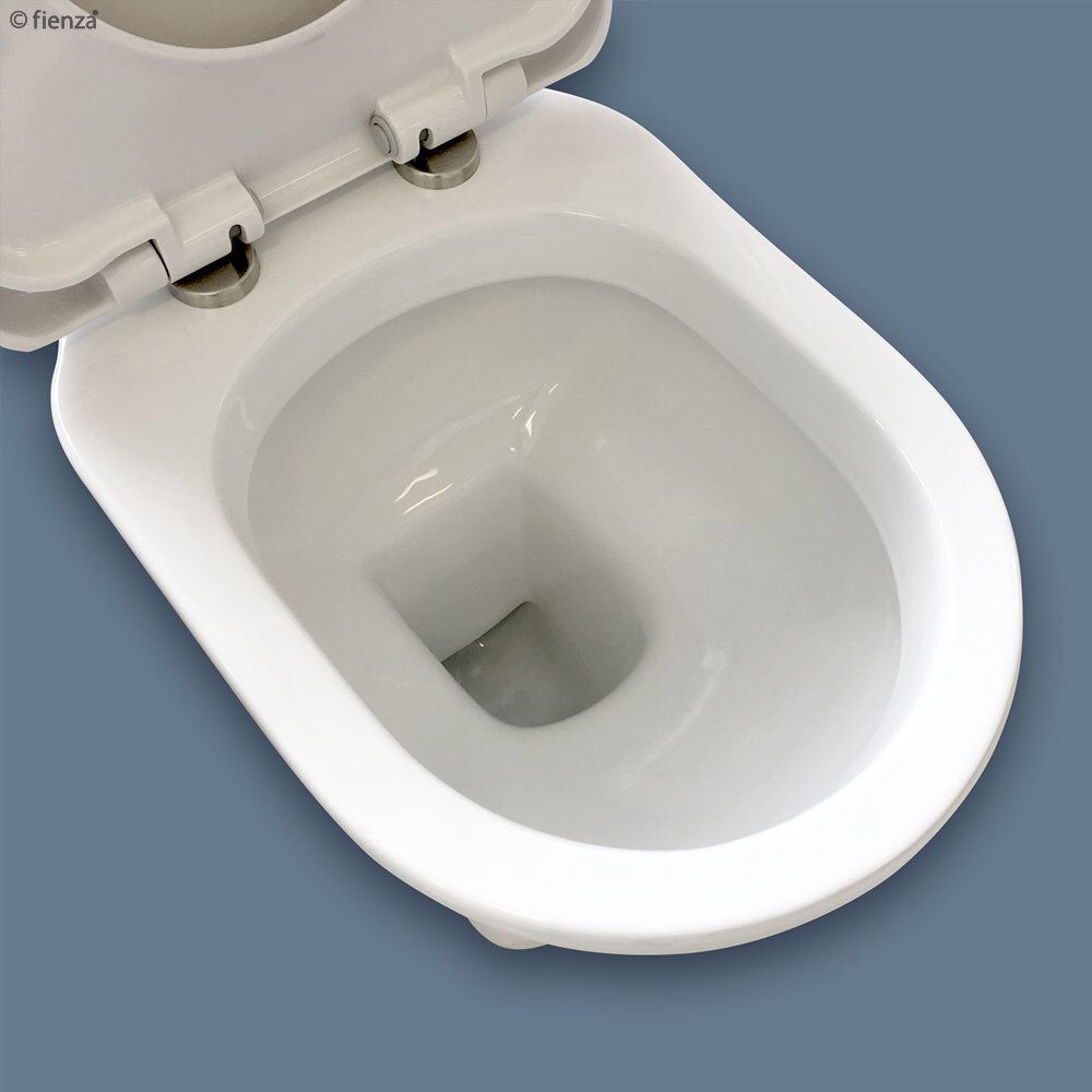 RAK Washington Close Coupled Toilet Suite P-Trap - Image 4
