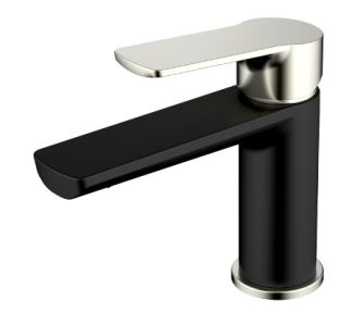 Akemi Basin Mixer Matte Black / Brushed Nickel