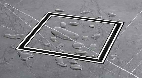 Bermuda Mega Square Tile Insert Floor Waste 100mm