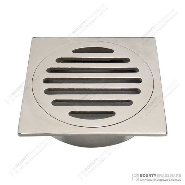 Square 316 Stainless Steel Floor Waste 80mm