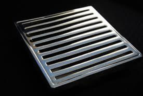 Megaflex Square Floor Grate Waste 100mm - Image 2