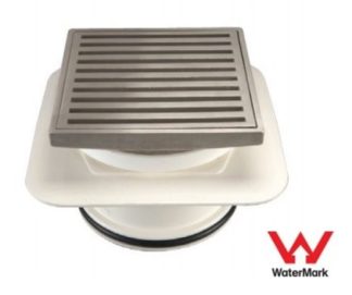 Megaflex Square Floor Grate Waste 100mm