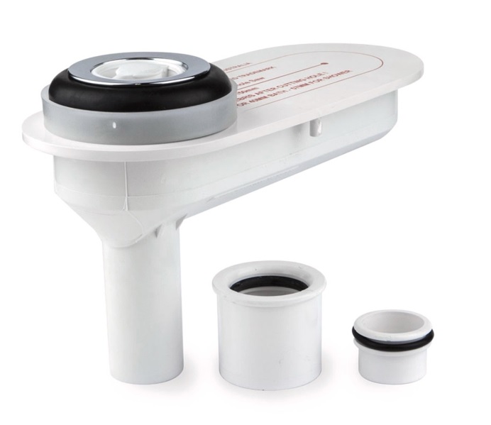 Bath Waste Connector 40mm Chrome