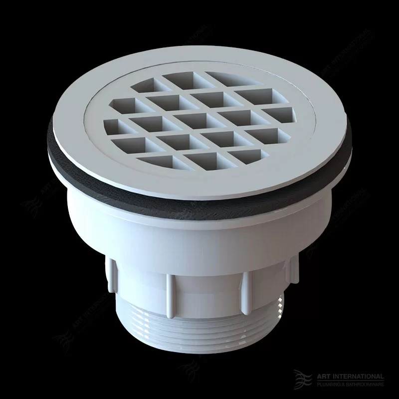 Plastic Shower Base Waste White - Image 2