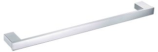 SS Eckig Single Towel Rail 800mm Stainless Steel