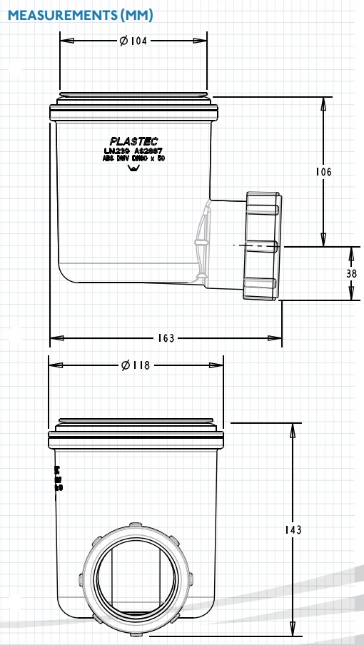 Complete Shower Waste Chrome - Image 2