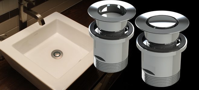Basin Pop Down Waste 32-40mm Chrome - Image 2