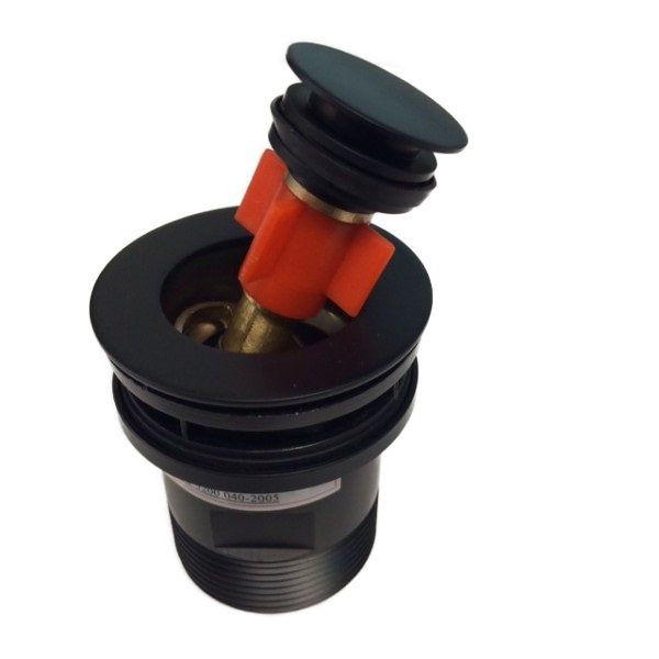 Bath Pop Down Waste 40mm Matte Black - Image 3
