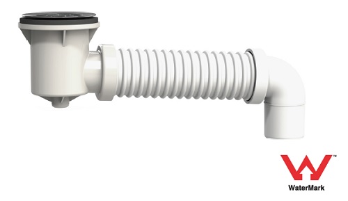 40mm Pop Down Bath Waste Chrome With Connector - Image 2