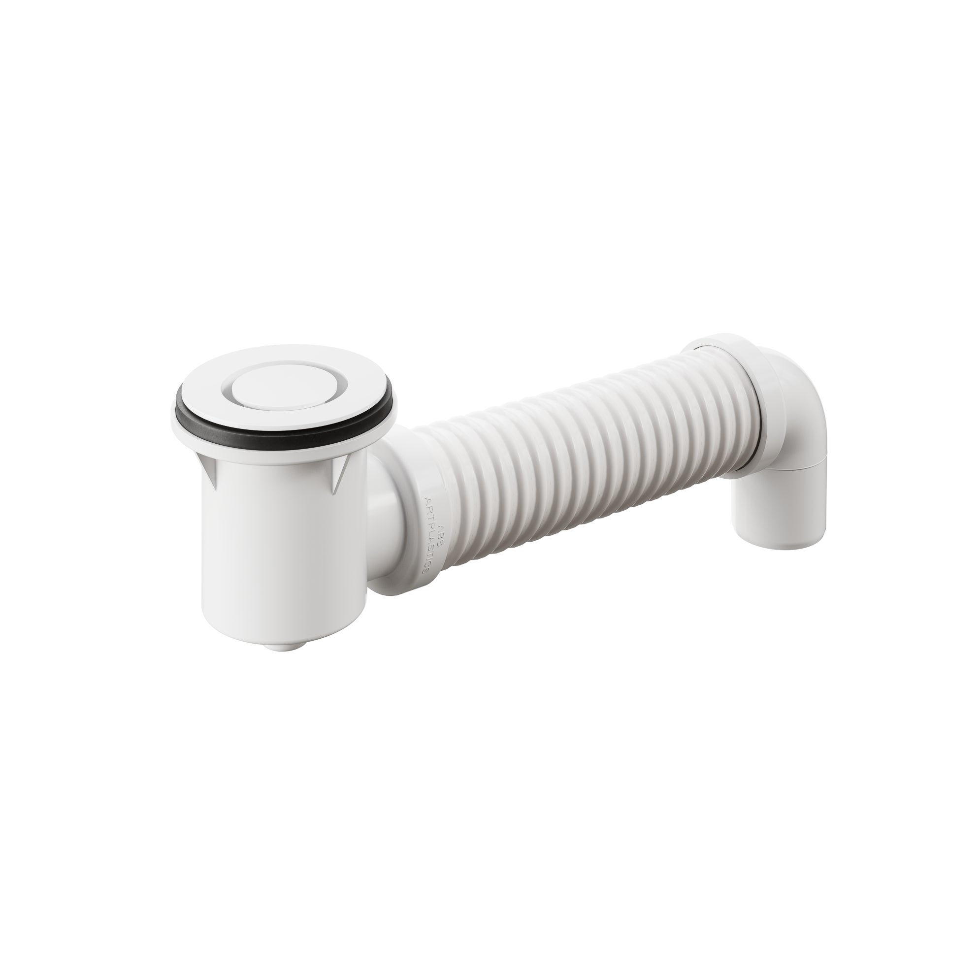 40mm Pop Down Bath Waste White With Connector