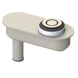 Bathdinger with Pop Down Waste 40mm Brushed Nickel
