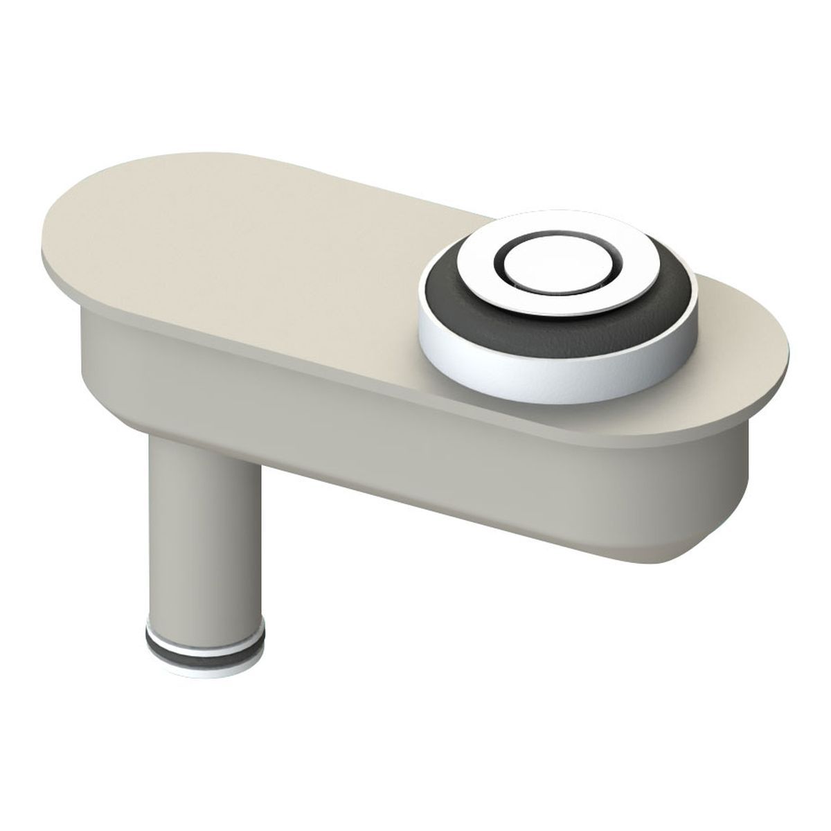 Bathdinger with Pop Down Waste 40mm White
