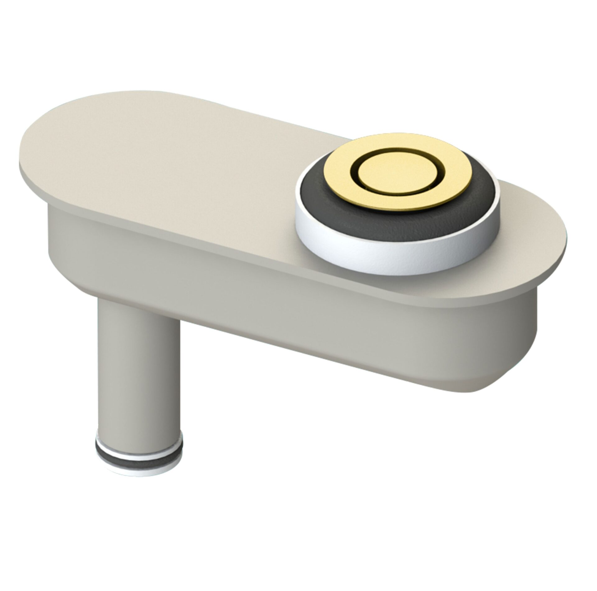 Bathdinger with Pop Down Waste 40mm Brushed Gold