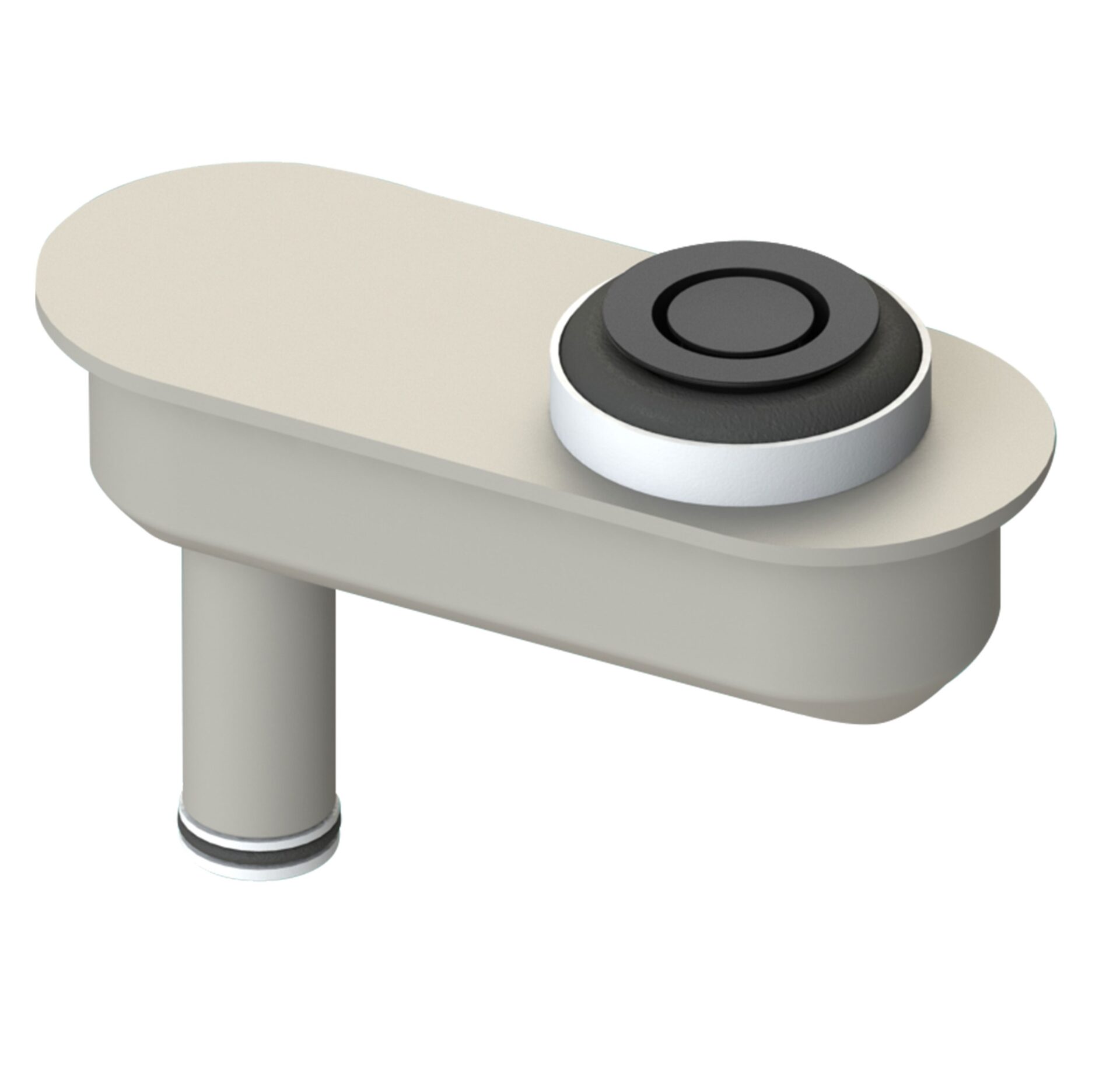 Bathdinger with Pop Down Waste 40mm Matte Black