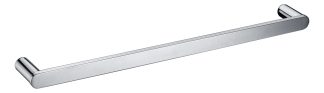 SS Rund Single Towel Rail 800mm Stainless Steel