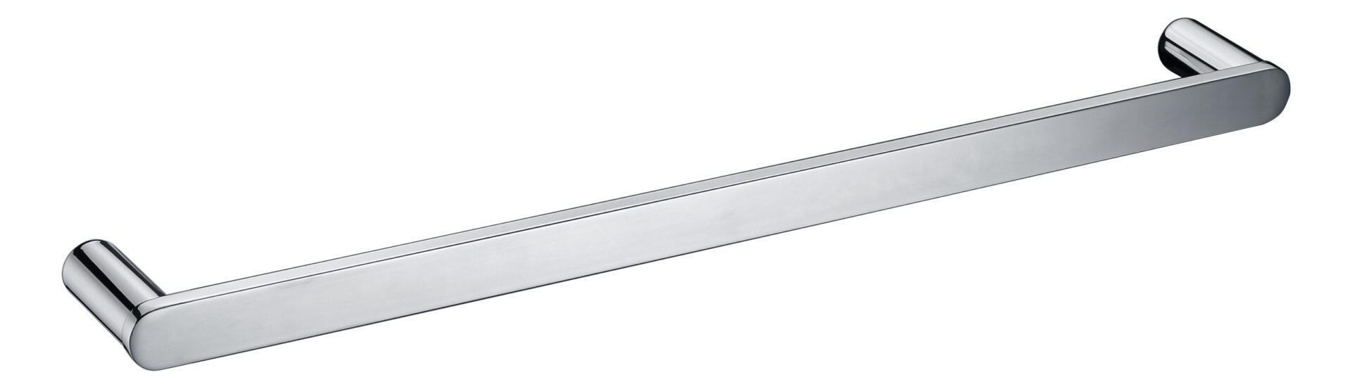 SS Rund Single Towel Rail 800mm Stainless Steel
