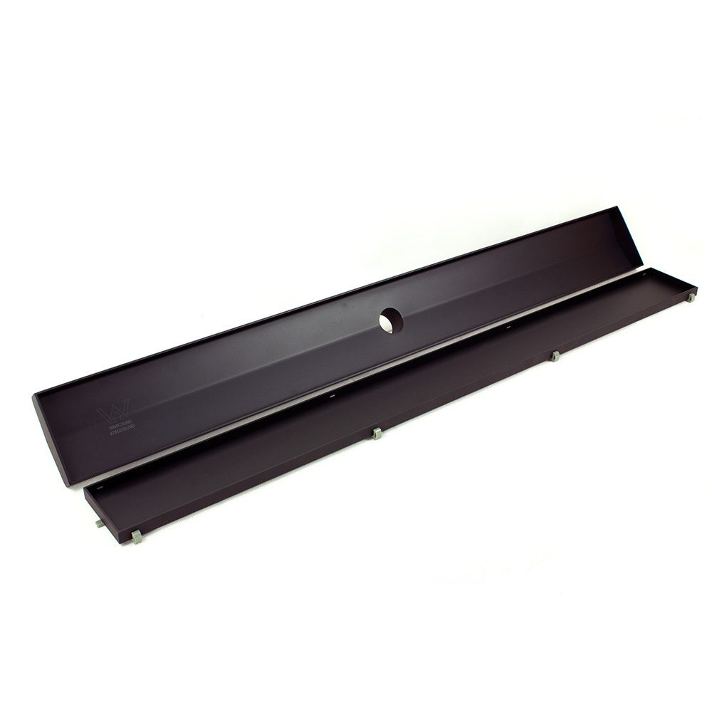 Radiant Tile Insert Floor Grate 900mm Matte Black (38/50) - Image 3