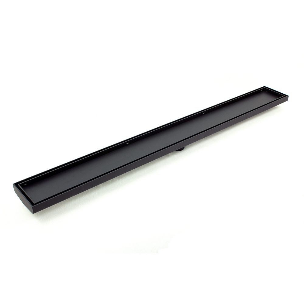 Radiant Tile Insert Floor Grate 900mm Matte Black (38/50)