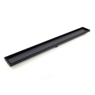 Radiant Tile Insert Floor Grate 1000mm Matte Black