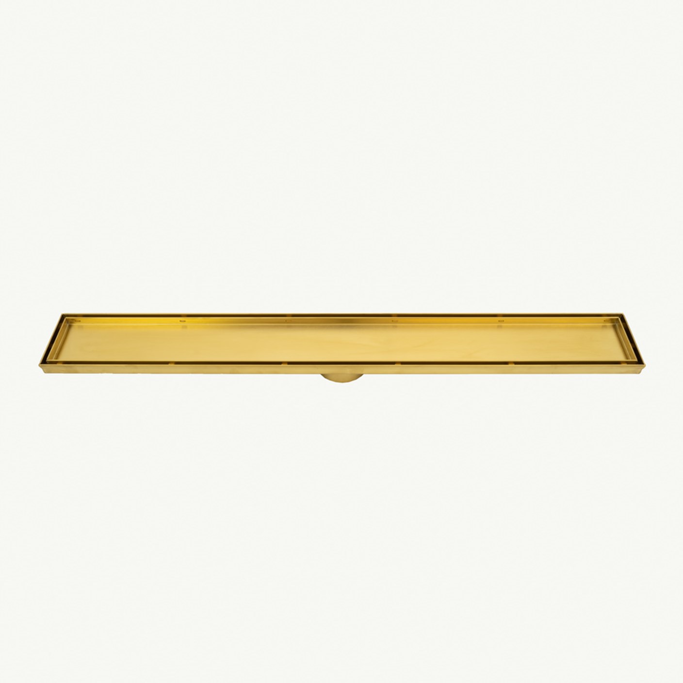 Radiant Tile Insert Floor Grate 800mm Brushed Gold
