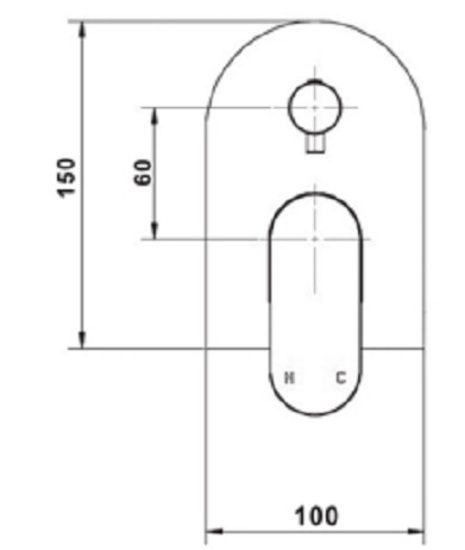 Eva Bath & Shower Diverter Chrome - Image 2