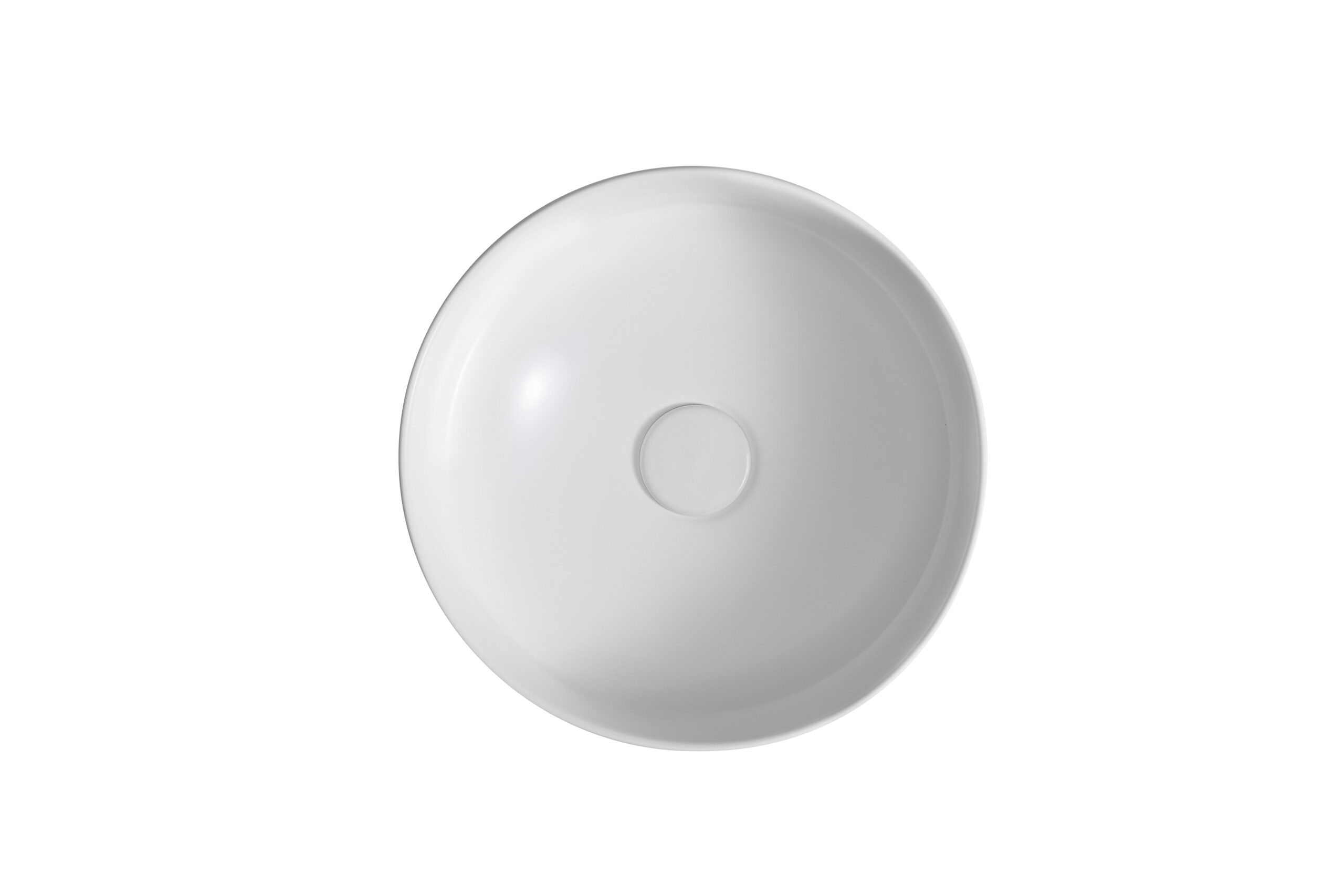 Naga Round Above Counter Basin Gloss White - Image 3