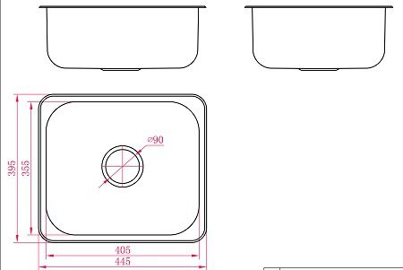 Stainless Steel Kitchen / Laundry Sink 24L - Image 2