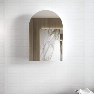 Archie Shaving Cabinet Natural Oak