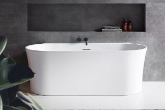 Aurora 1500 Back To Wall Freestanding Bath