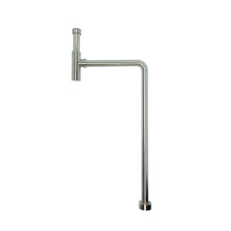 Turner Hastings Deluxe Adjustable Bottle S Trap Brushed Nickel 40mm