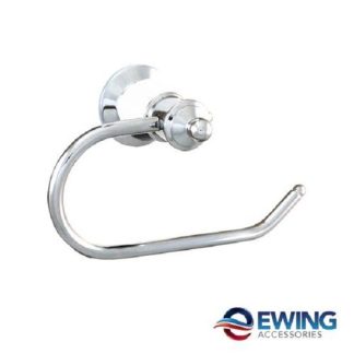 Pasadena Toilet Roll Holder White/Chrome