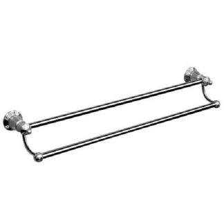 Pasadena Double Towel Rail 900mm Chrome