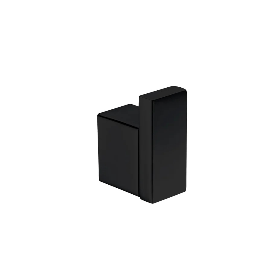 SS Eckig Robe Hook Matte Black