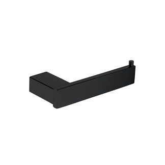 SS Eckig Toilet Roll Holder Matte Black
