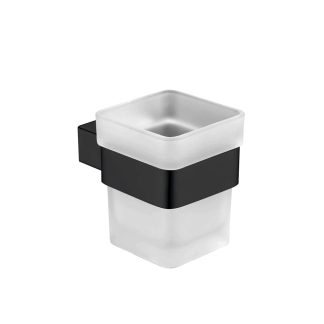 SS Eckig Tumbler Holder Matte Black