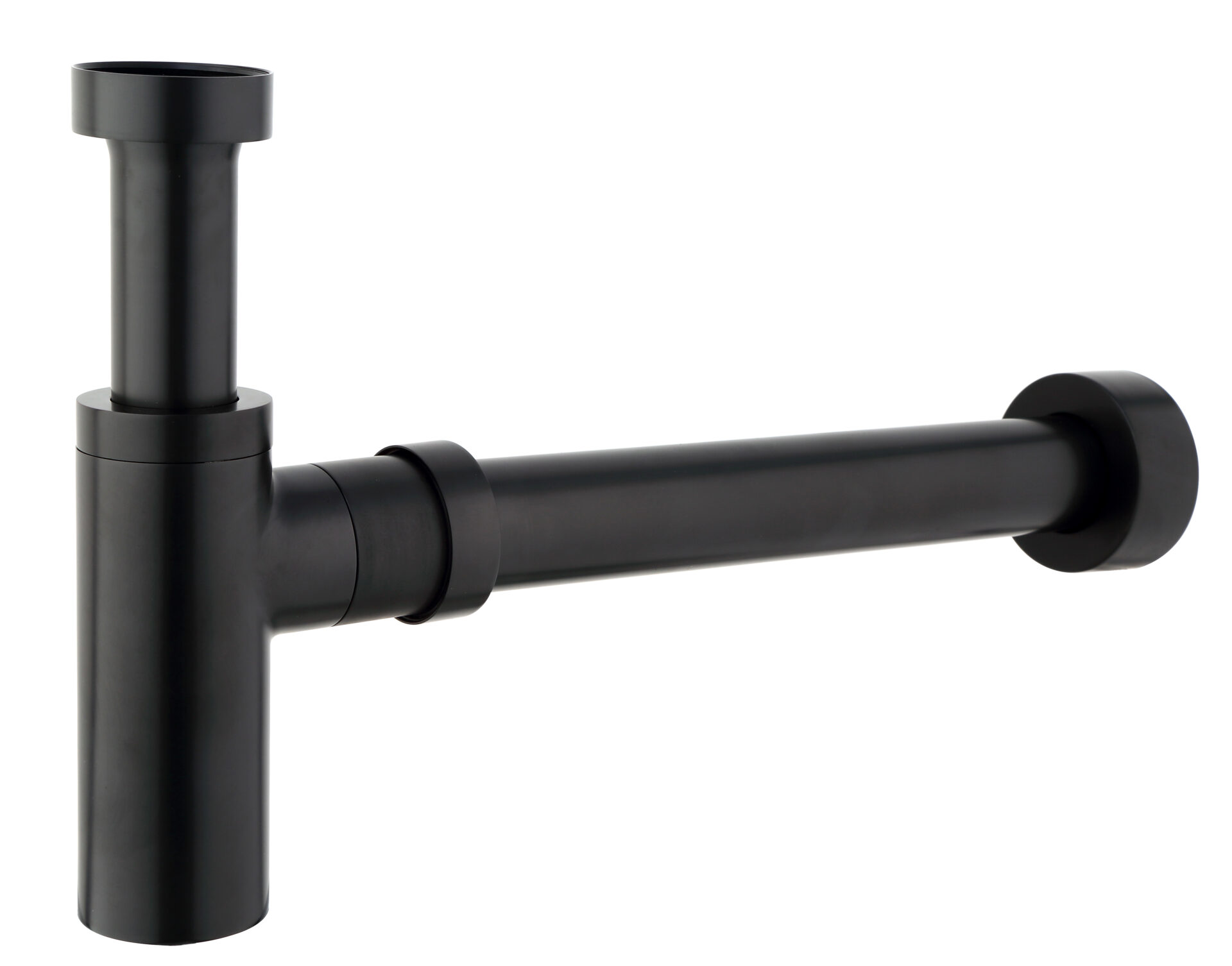 Handel Basin Bottle Trap Waste Matte Black