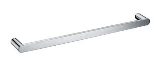 SS Rund Single Towel Rail 600mm Stainless Steel