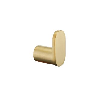 SS Rund Robe Hook Brushed Gold