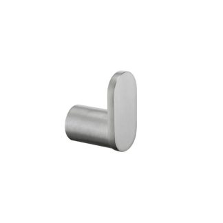 SS Rund Robe Hook Brushed Nickel