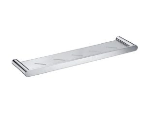 SS Rund Metal Shower Shelf Stainless Steel
