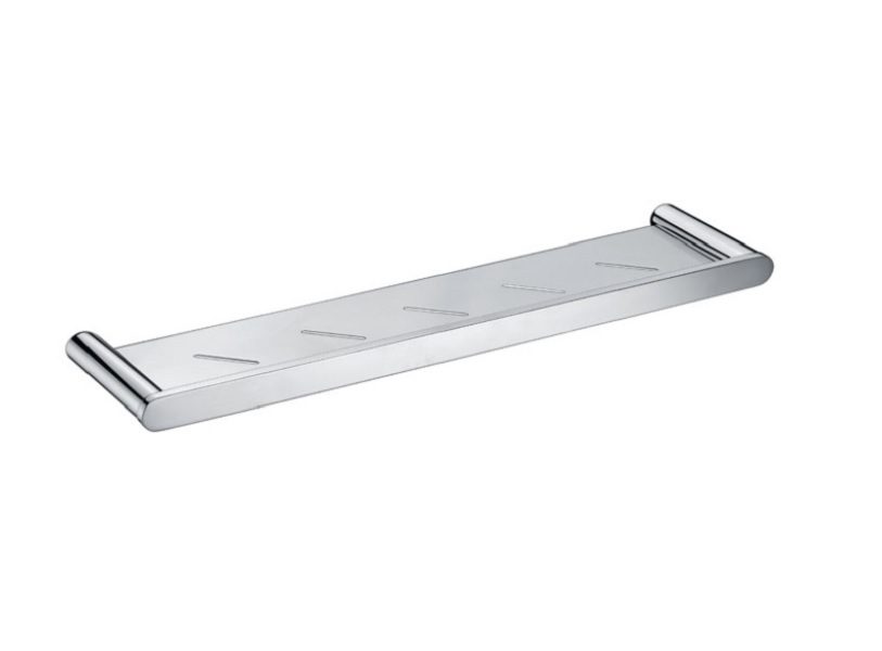 SS Rund Metal Shower Shelf Stainless Steel