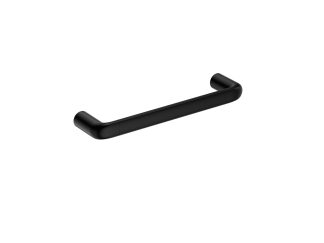 Berlin Single Towel Rail 250mm Matte Black