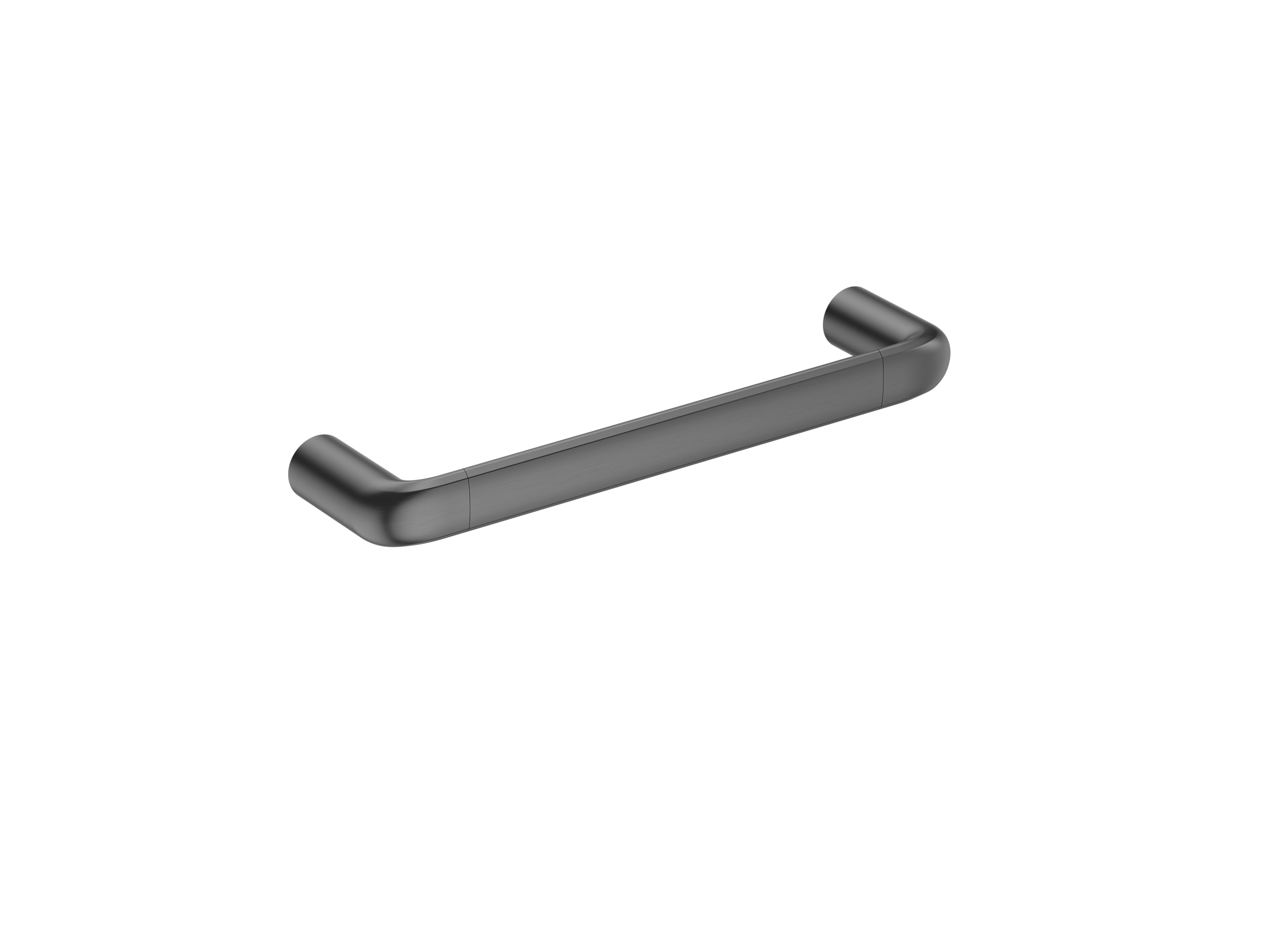 Berlin Single Towel Rail 250mm Brushed Gun Metal