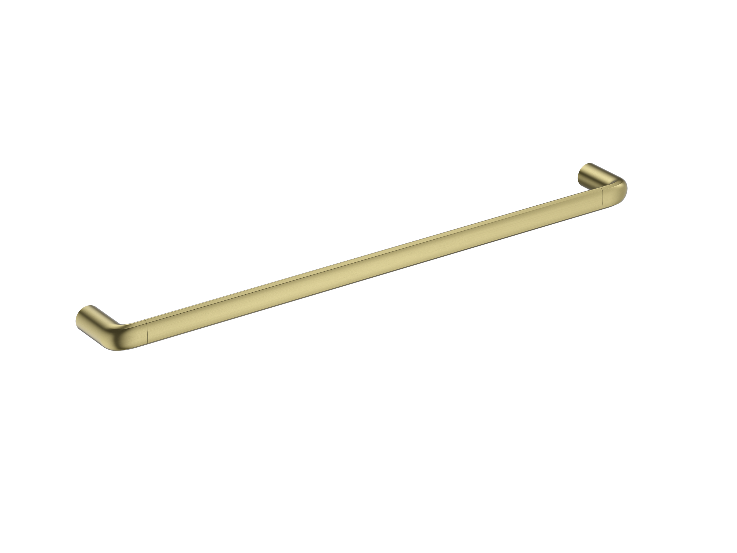 Berlin Single Towel Rail 600mm Brushed Gold
