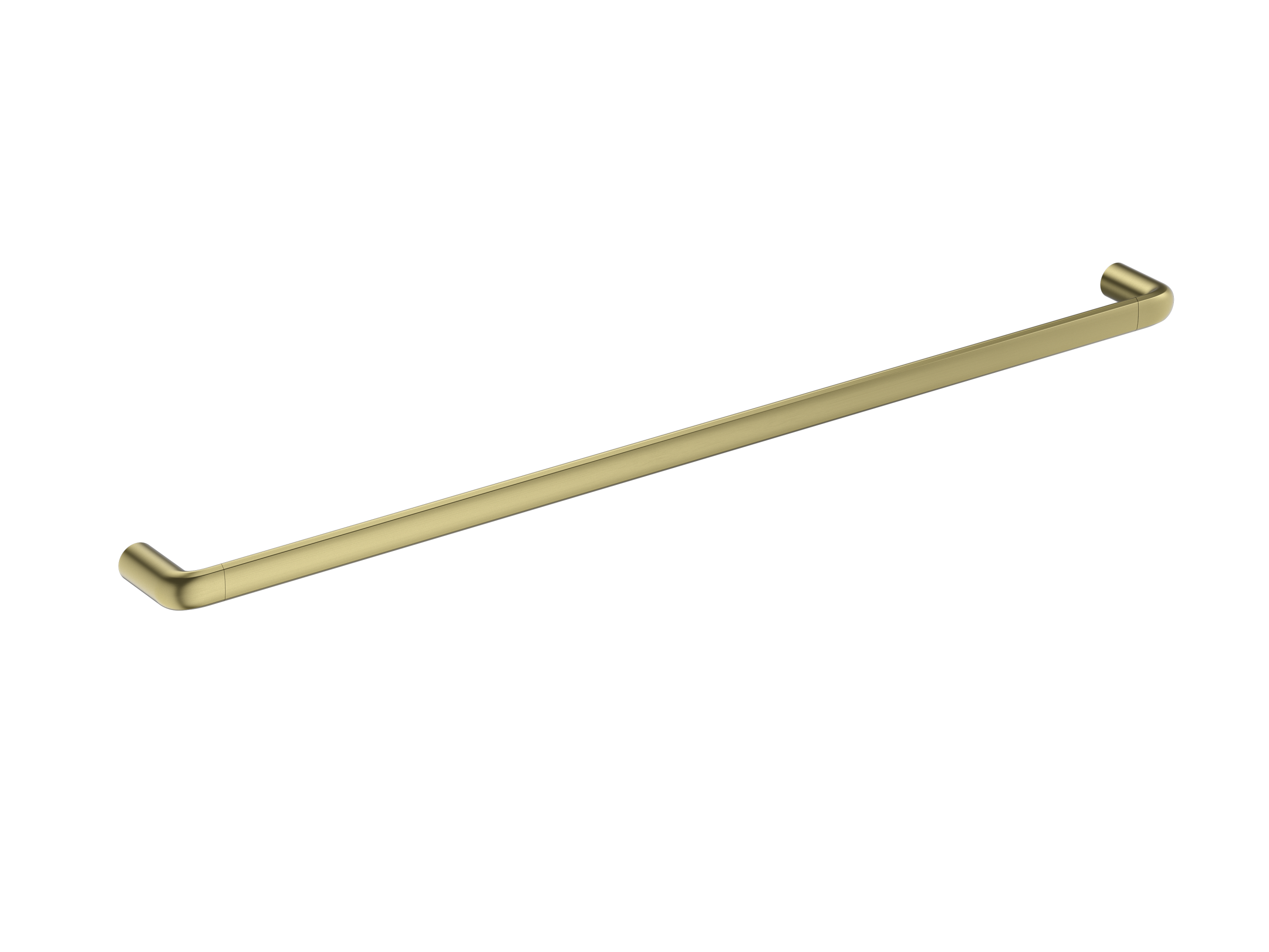 Berlin Single Towel Rail 800mm Brushed Gold