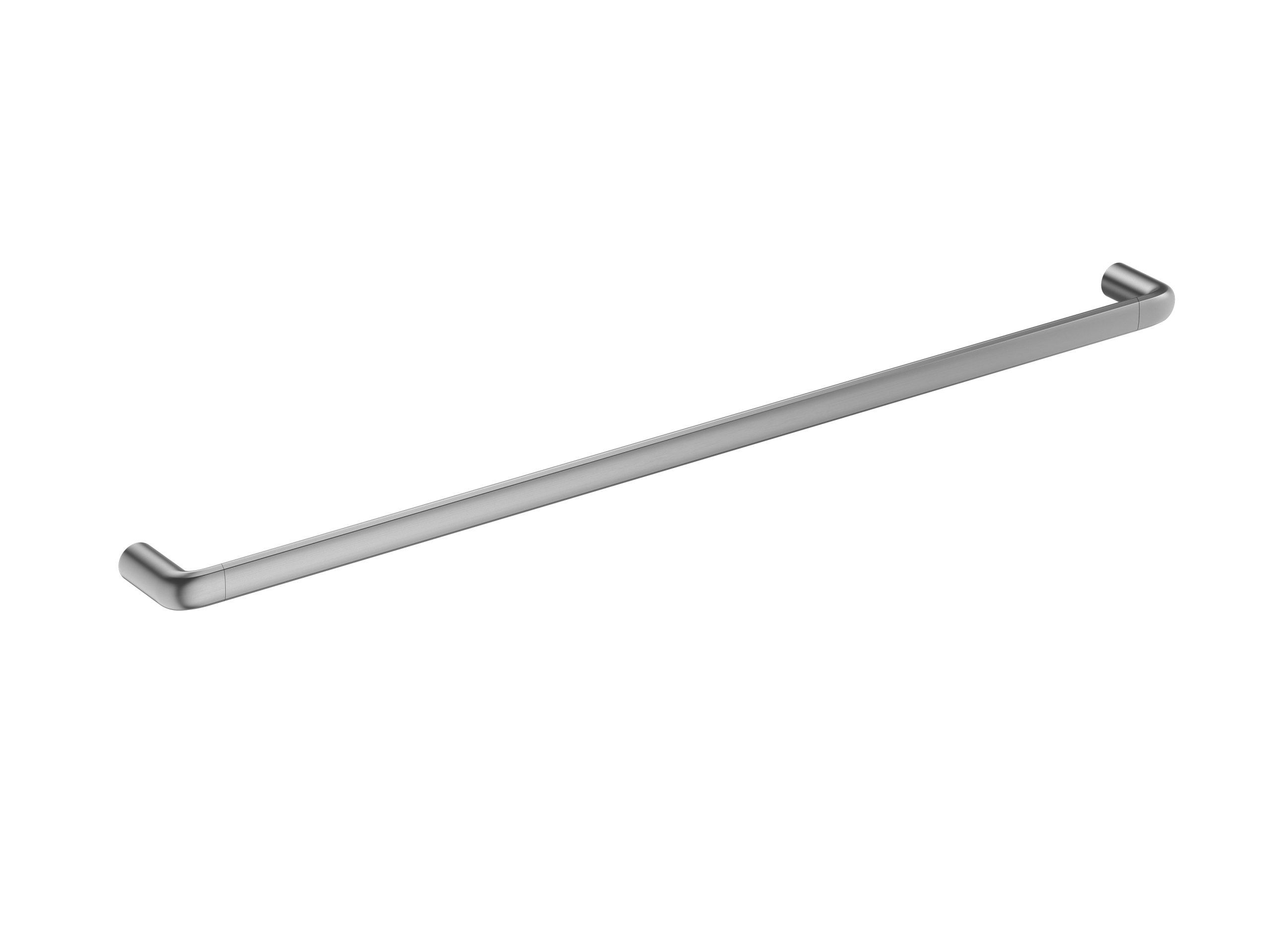 Berlin Single Towel Rail 800mm Brushed Nickel