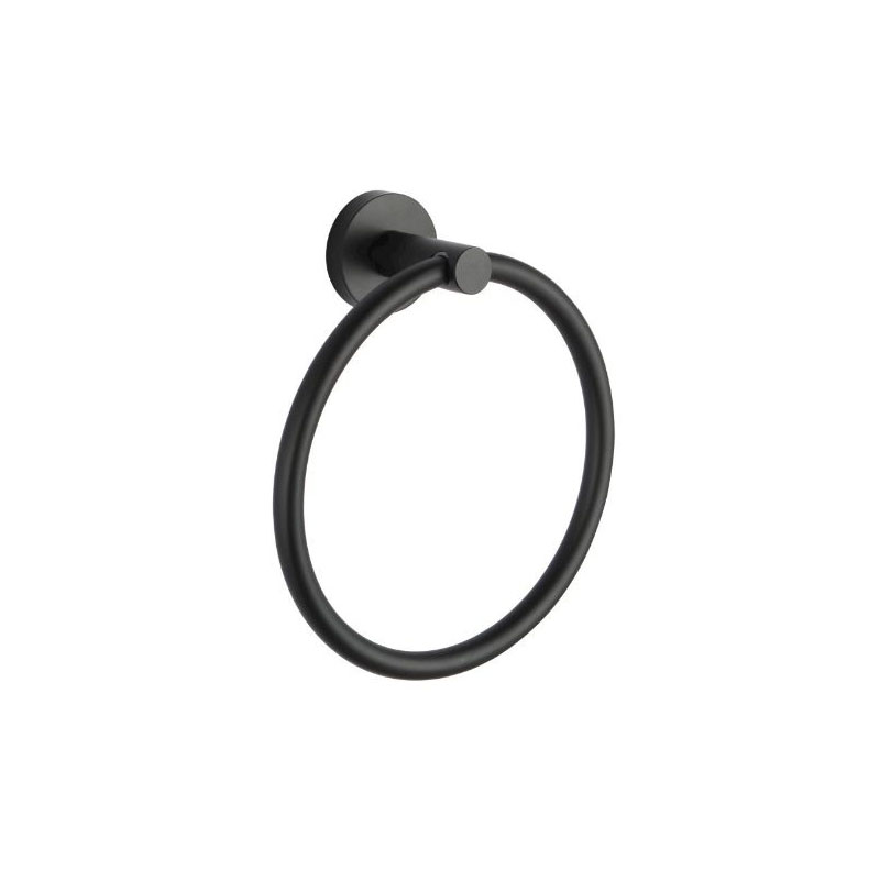Rund Towel Ring Matte Black