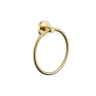 Rund Towel Ring Brushed Gold