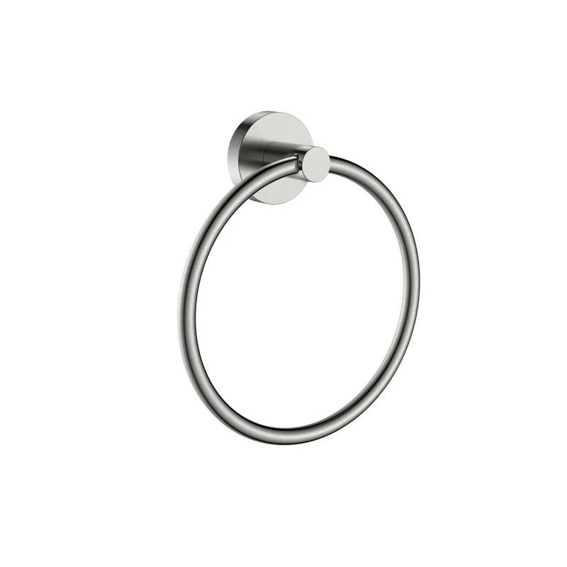 Rund Towel Ring Brushed Nickel