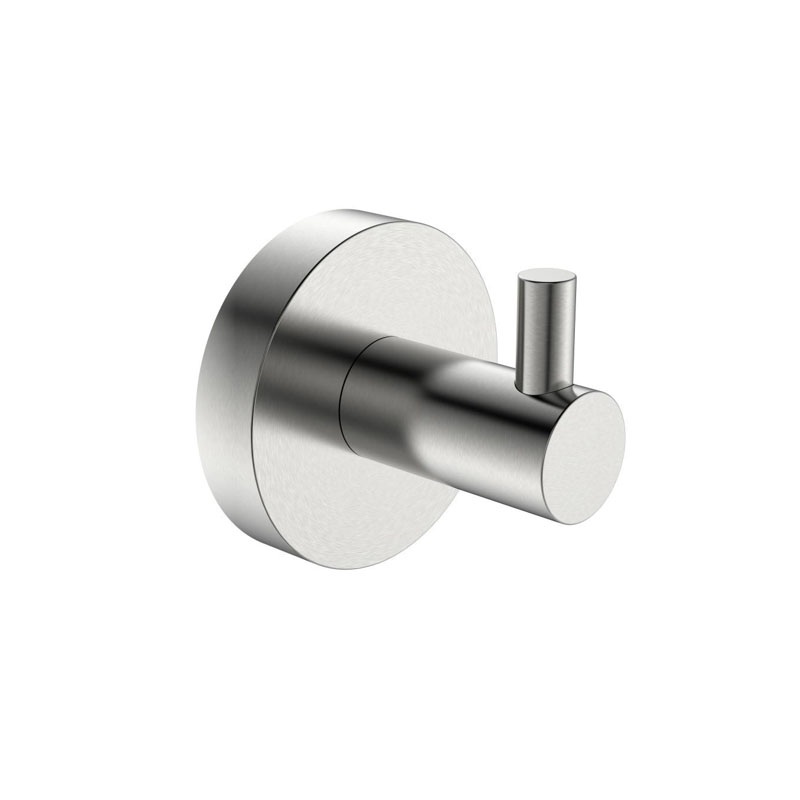 Rund Robe Hook Brushed Nickel